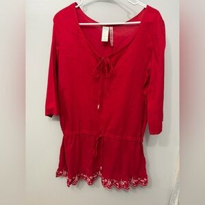 Juicy Couture Beach Royalty Red Dress